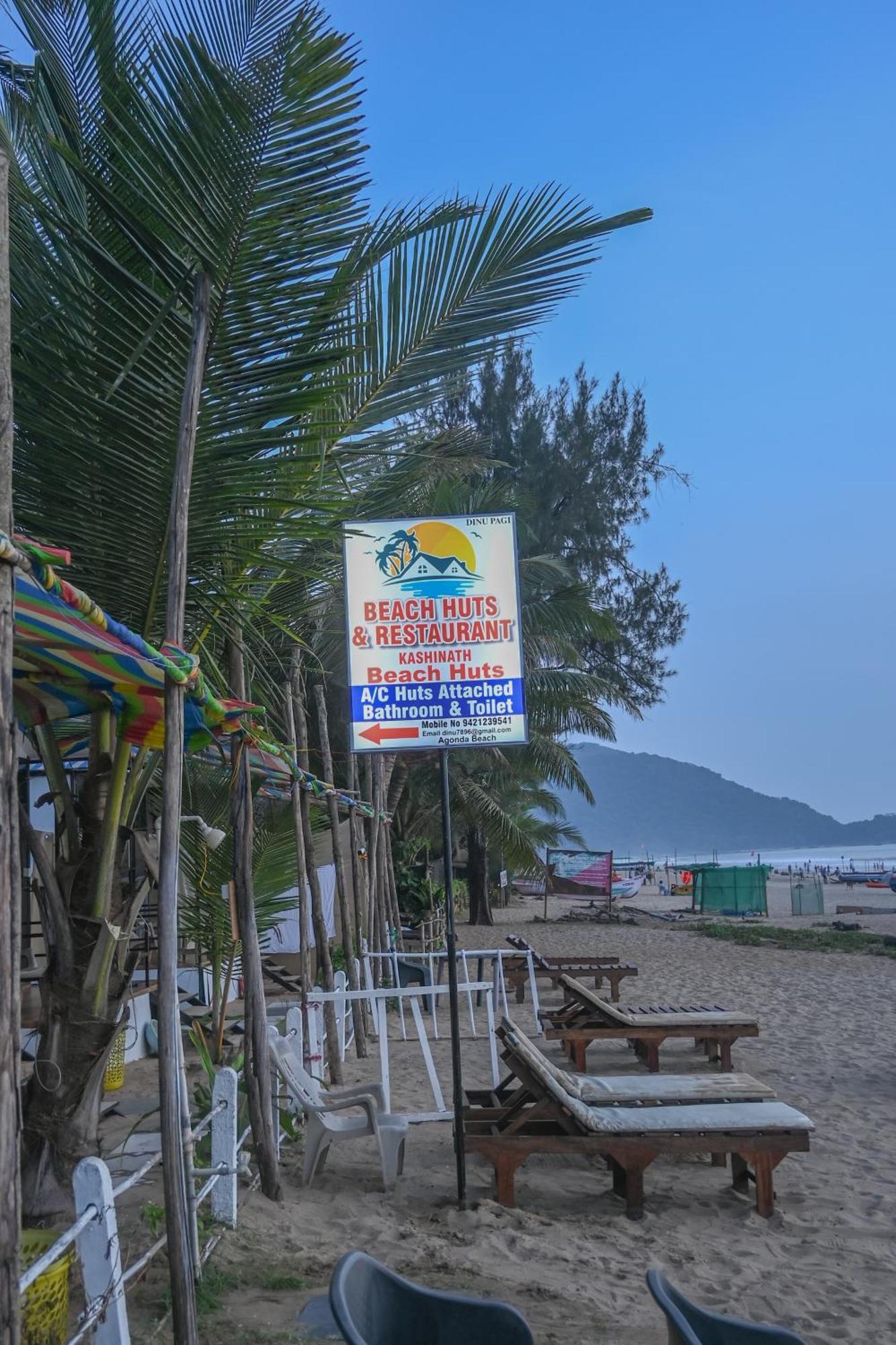 Kashinath Beach Huts Agonda Exteriör bild