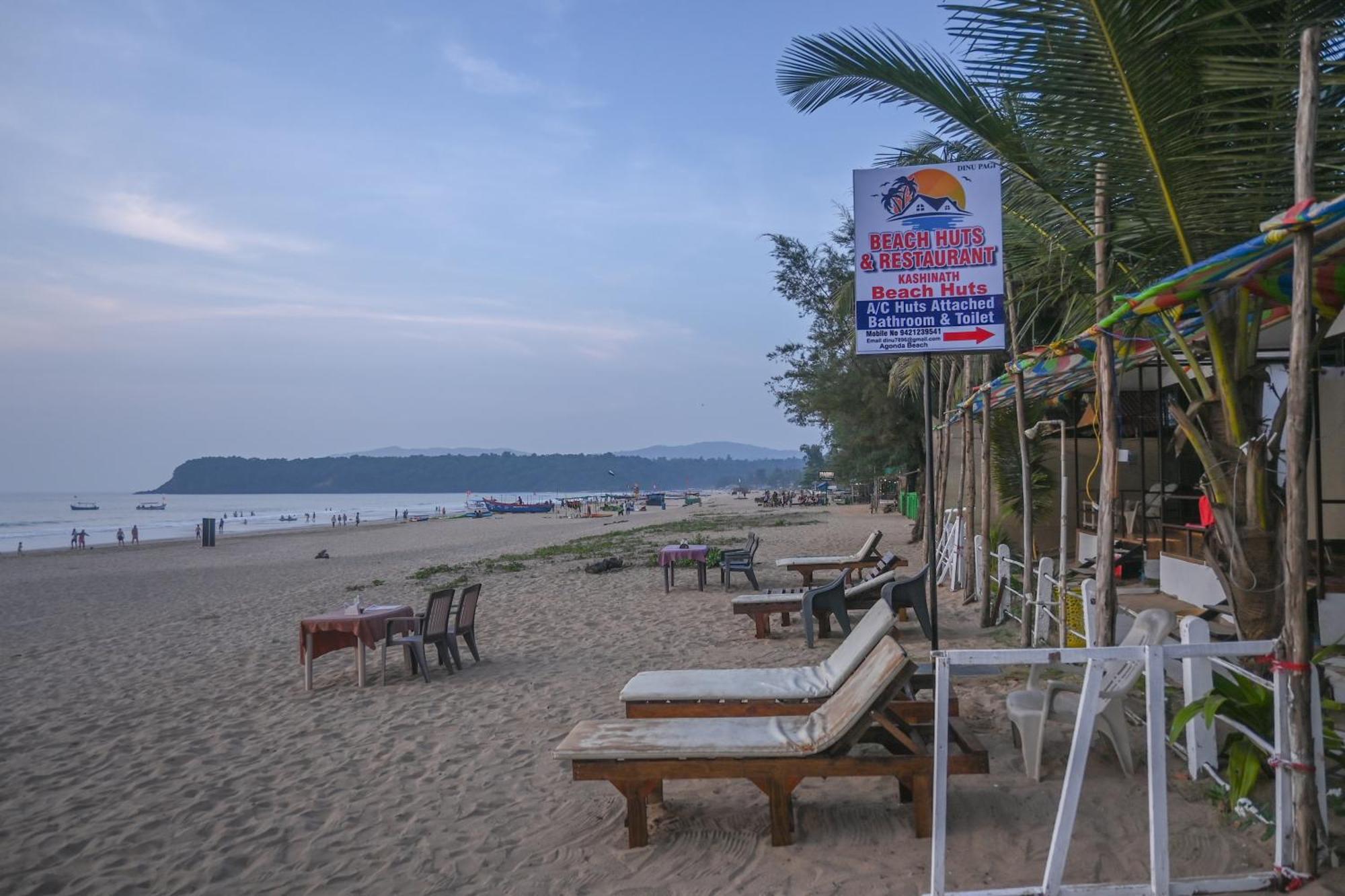 Kashinath Beach Huts Agonda Exteriör bild